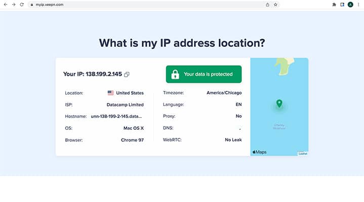 Your public IP is now protected