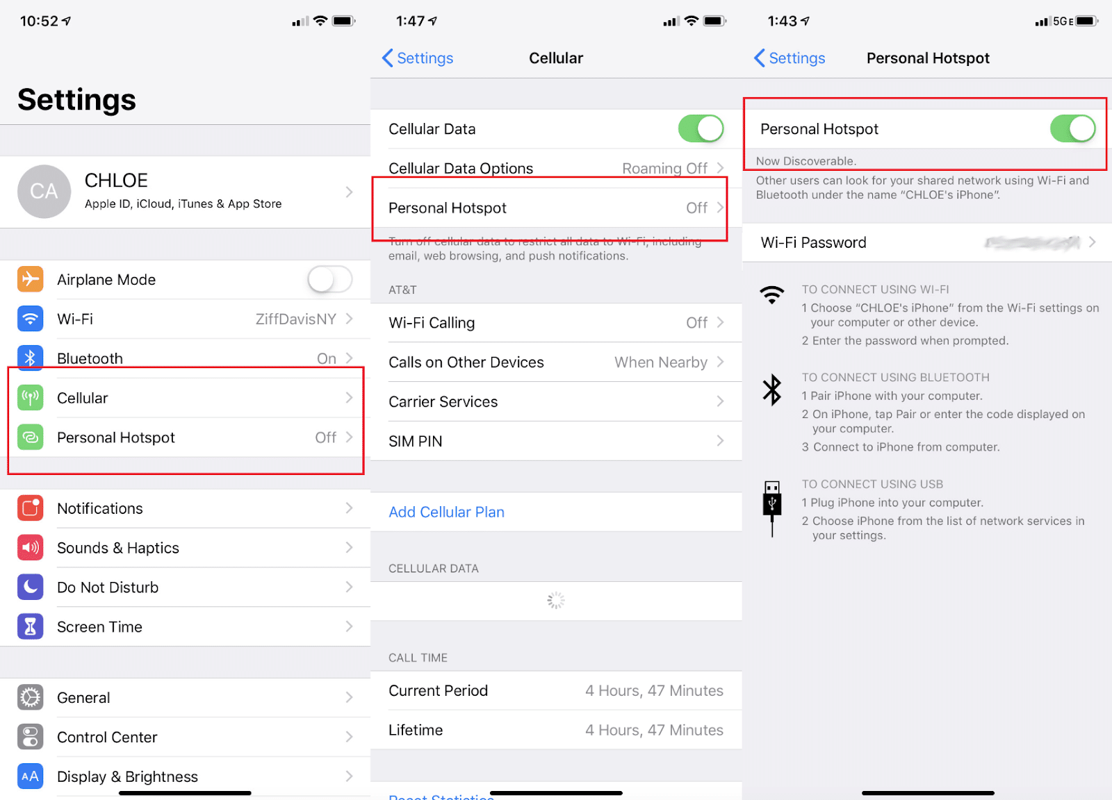 How to turn your iPhone into a hotspot