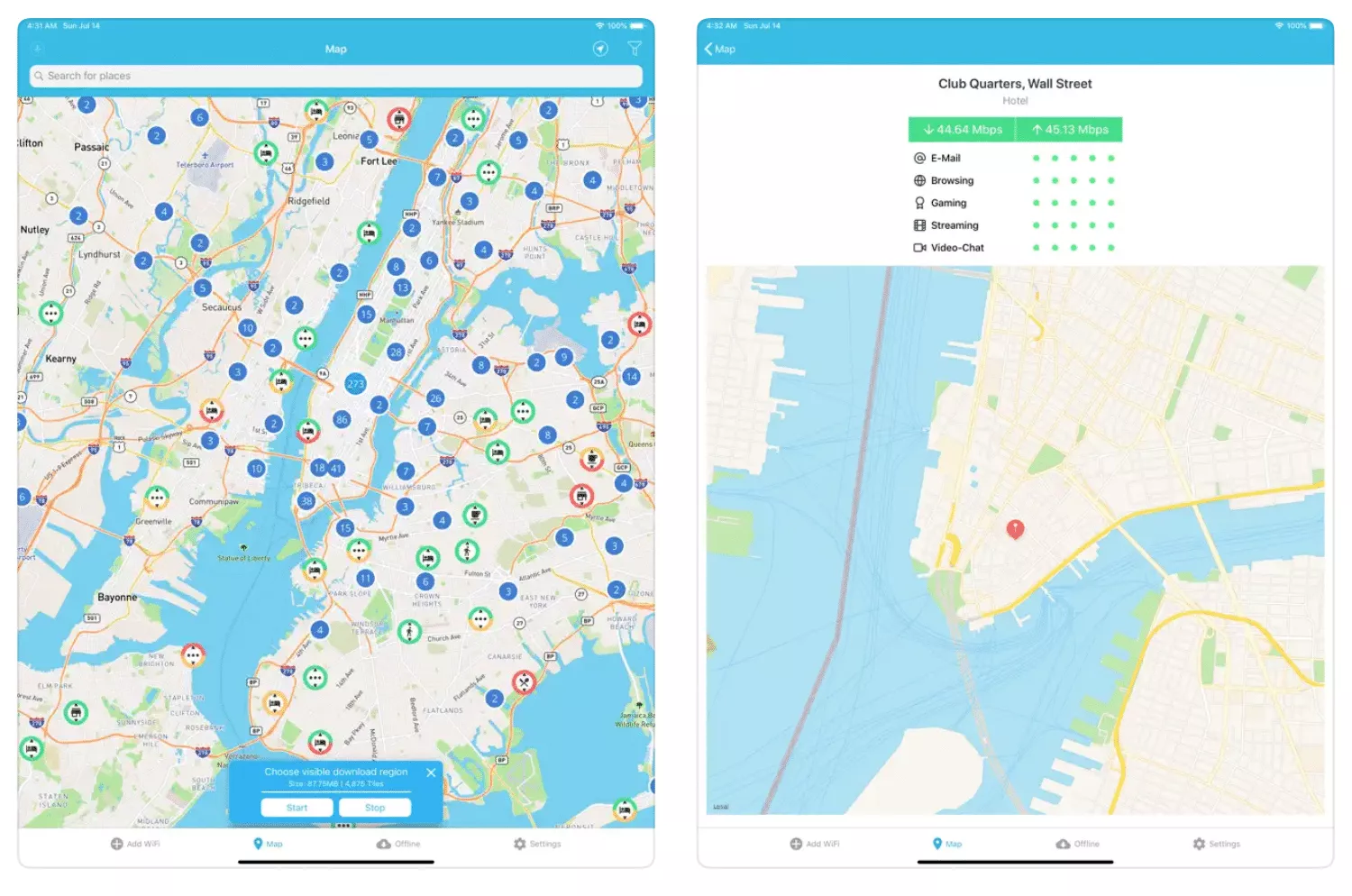 WiFi Finder app