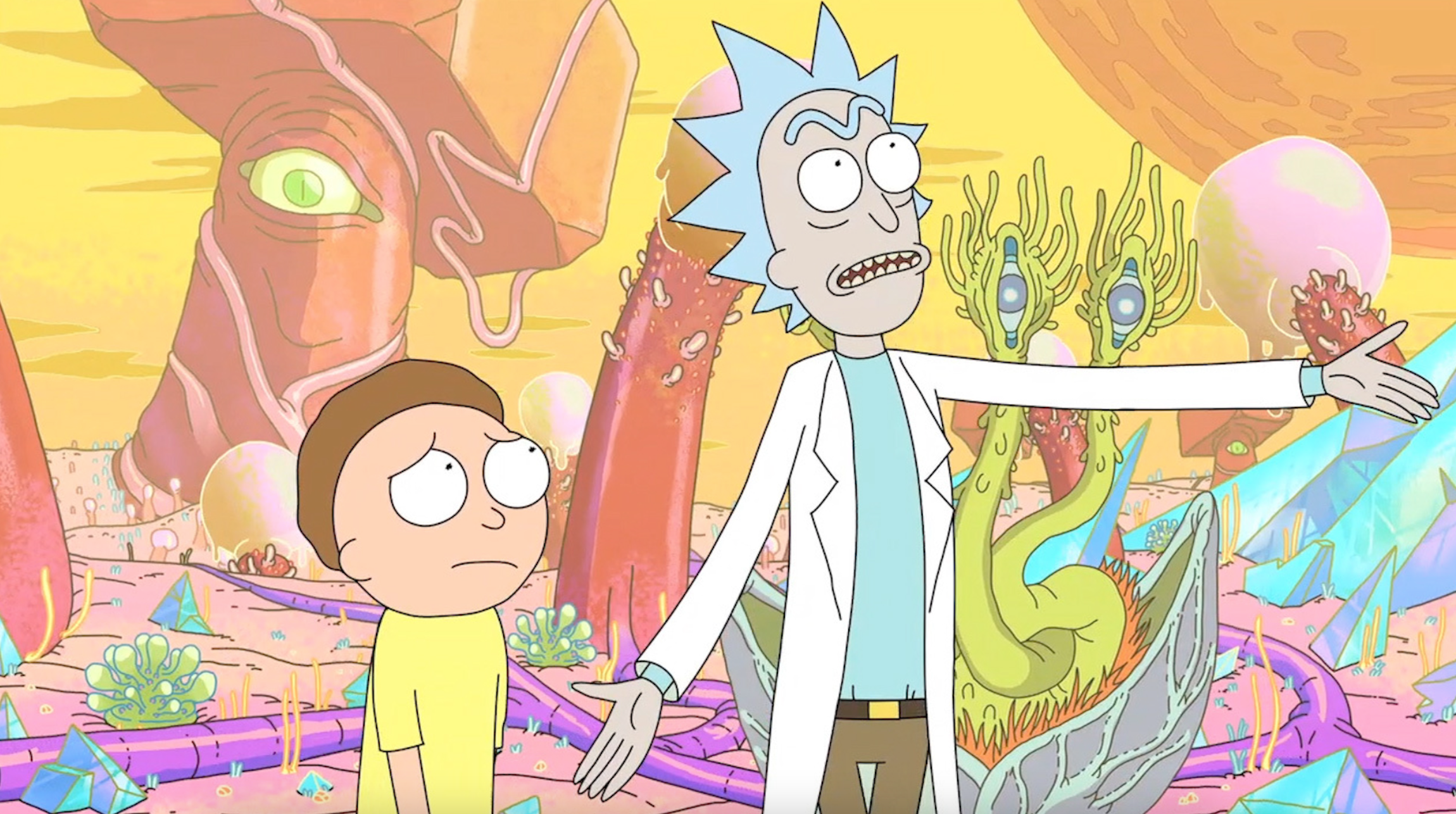 Rick and Morty available on UK Netflix