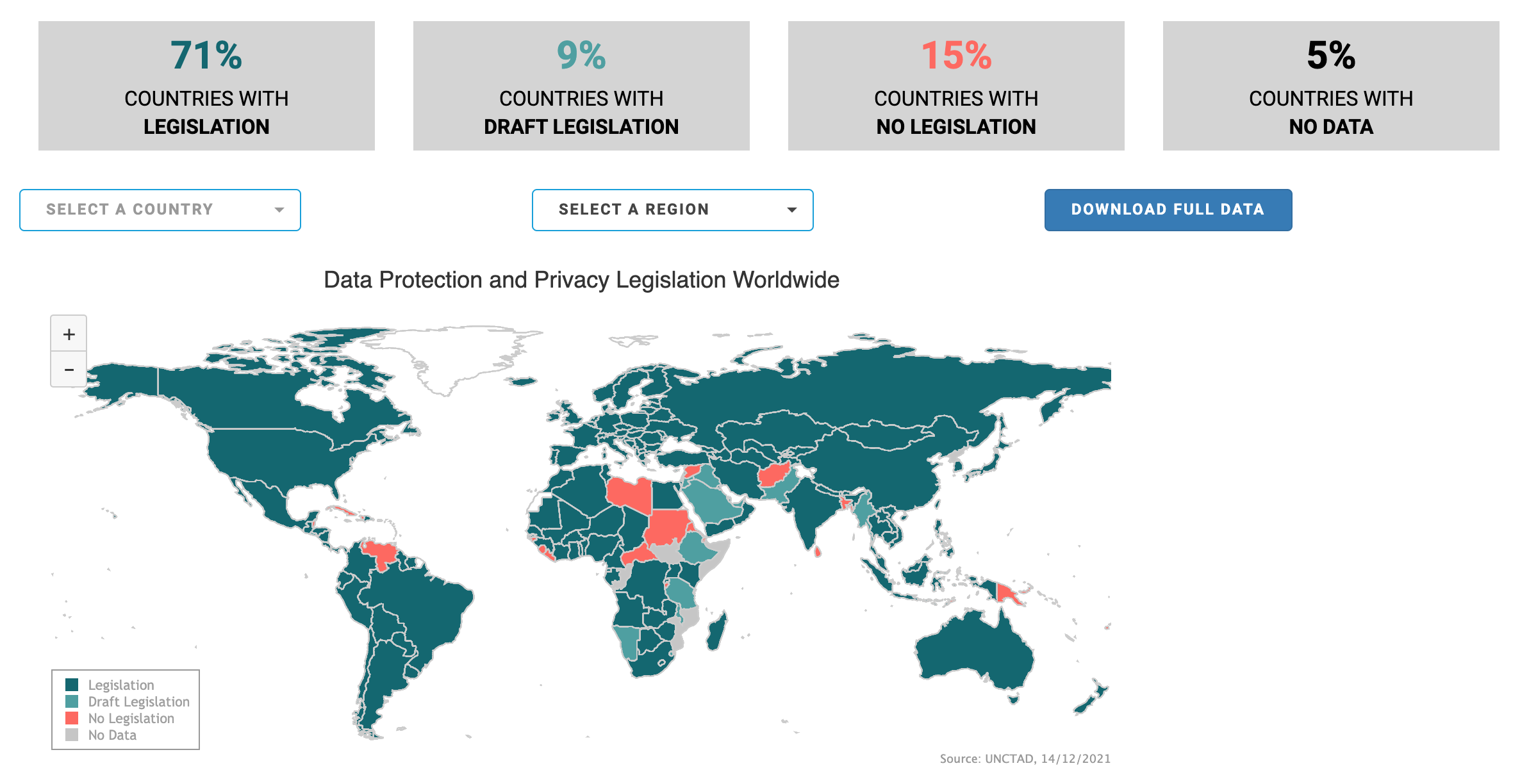 Data protection and privacy legislation worldwide