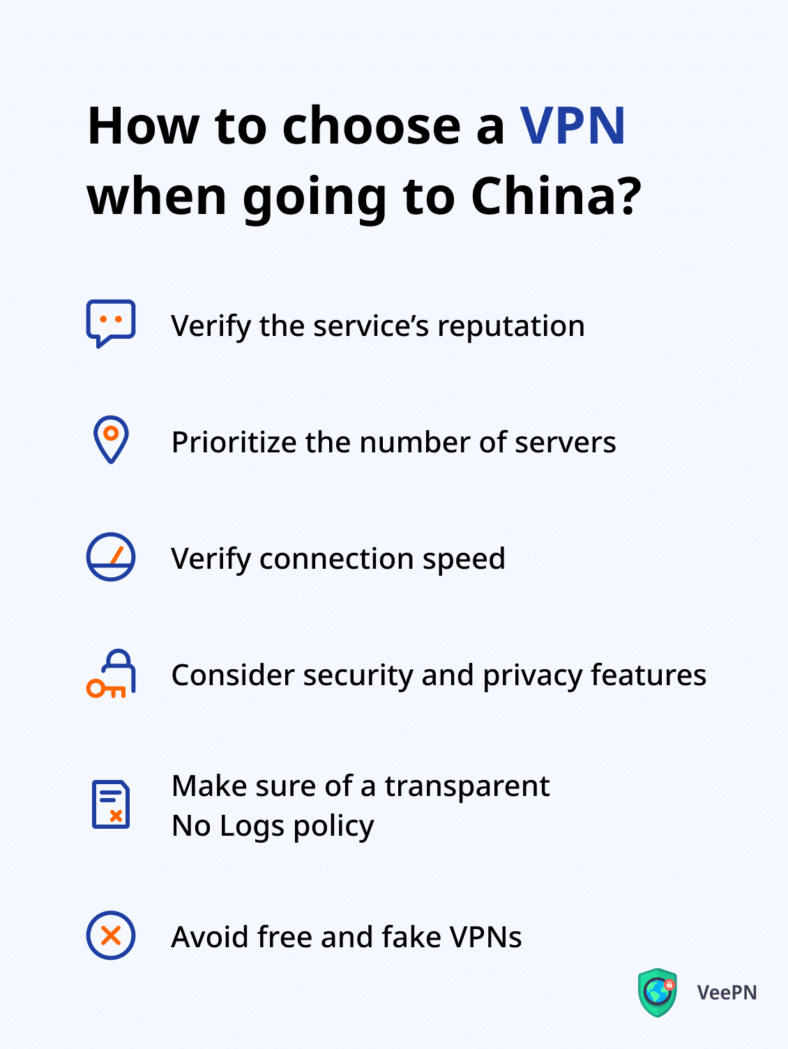 How to choose a VPN when going to China?