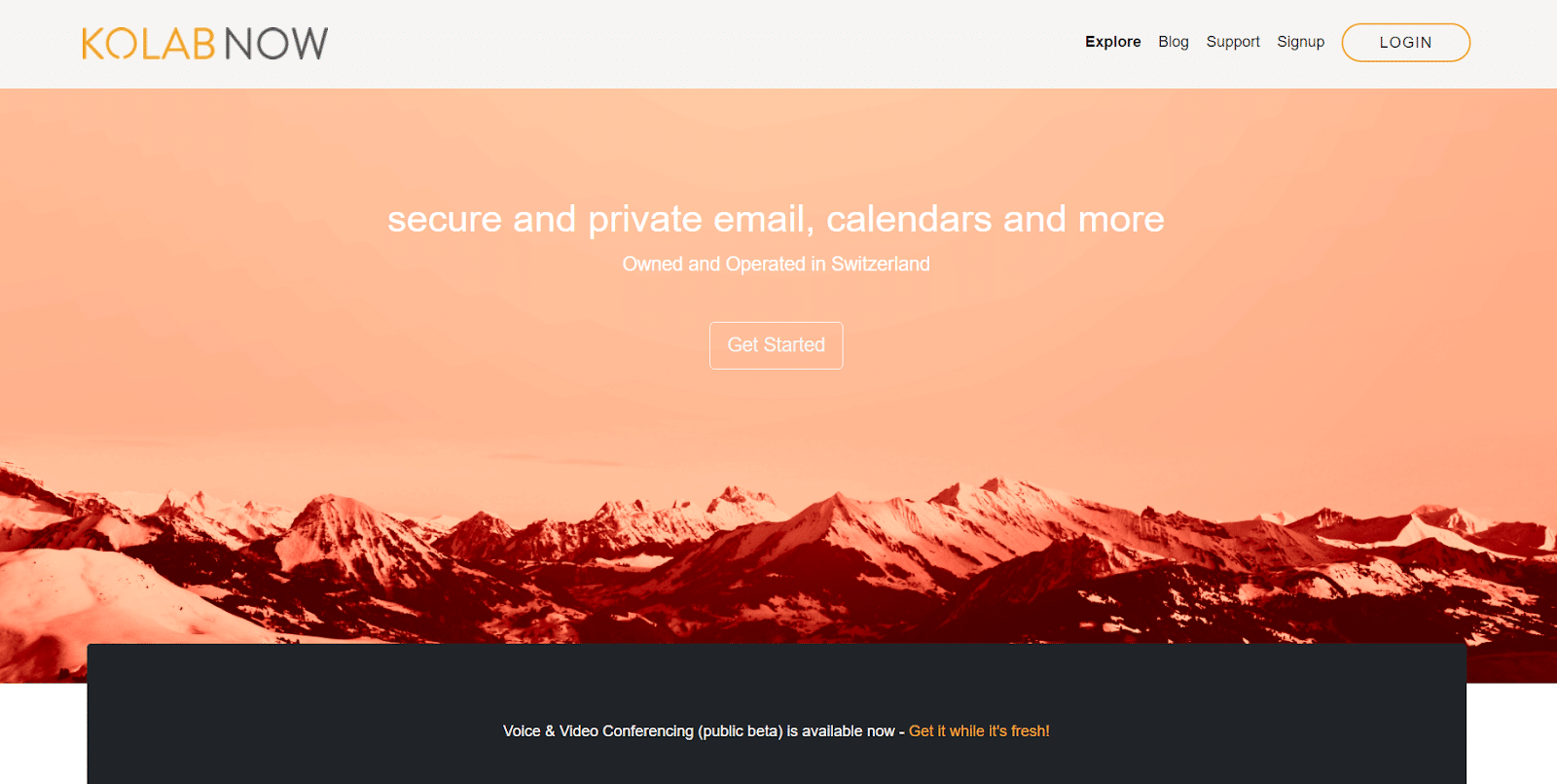 Gmail alternatives Kolab Now