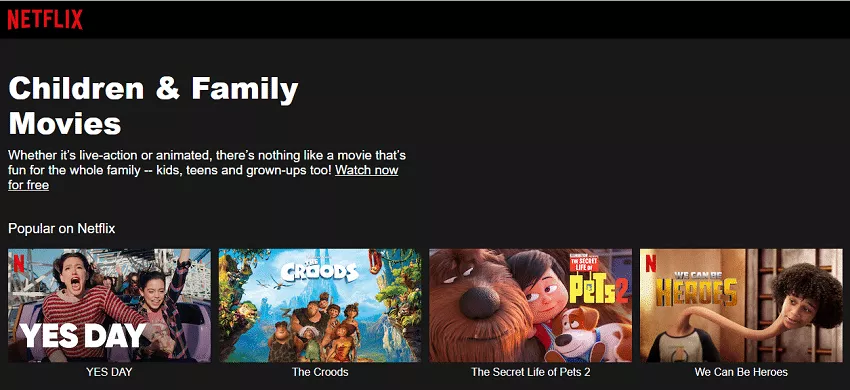 Best streaming services for kids: Netflix 