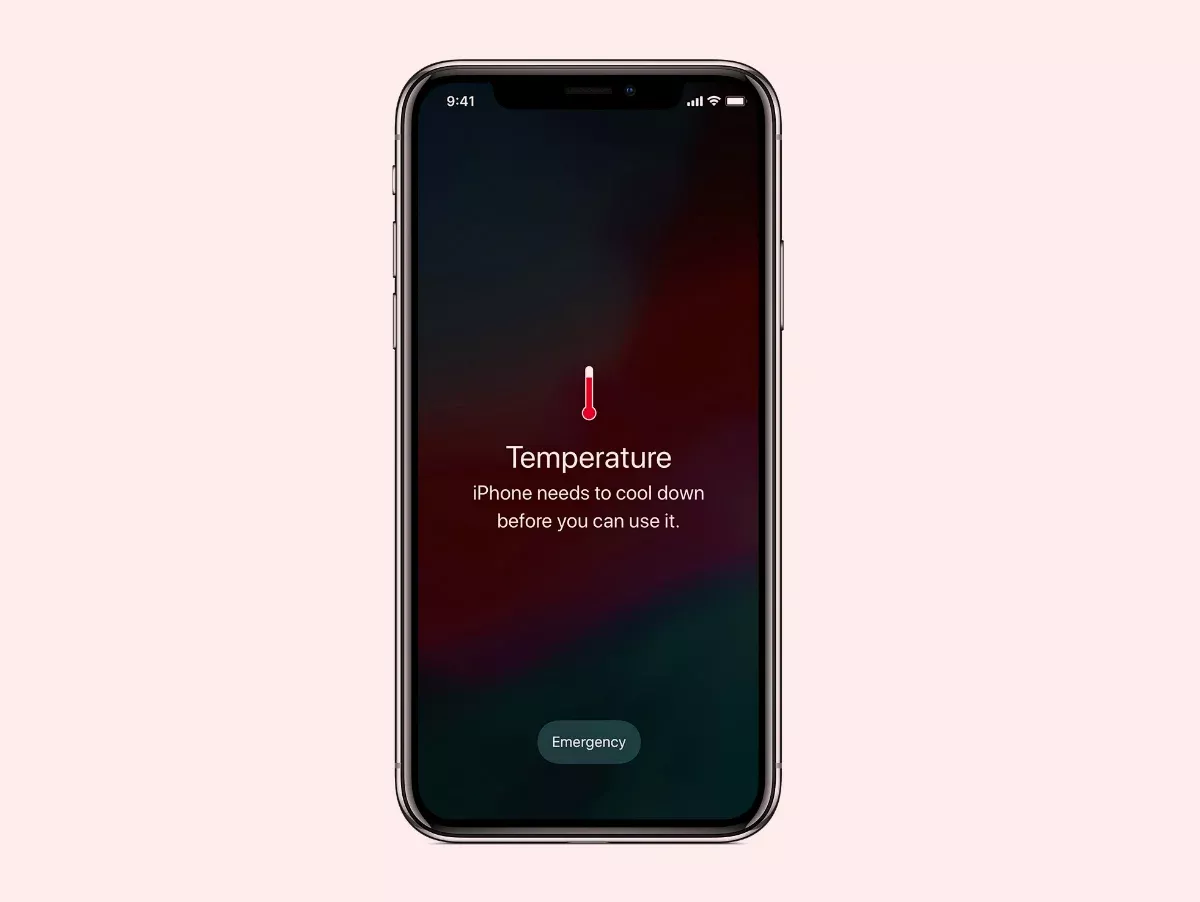 How to know if your iphone has a virus: overheated phone 