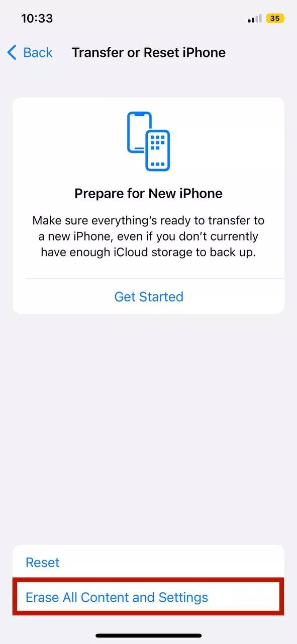 How to factory reset your iPhone