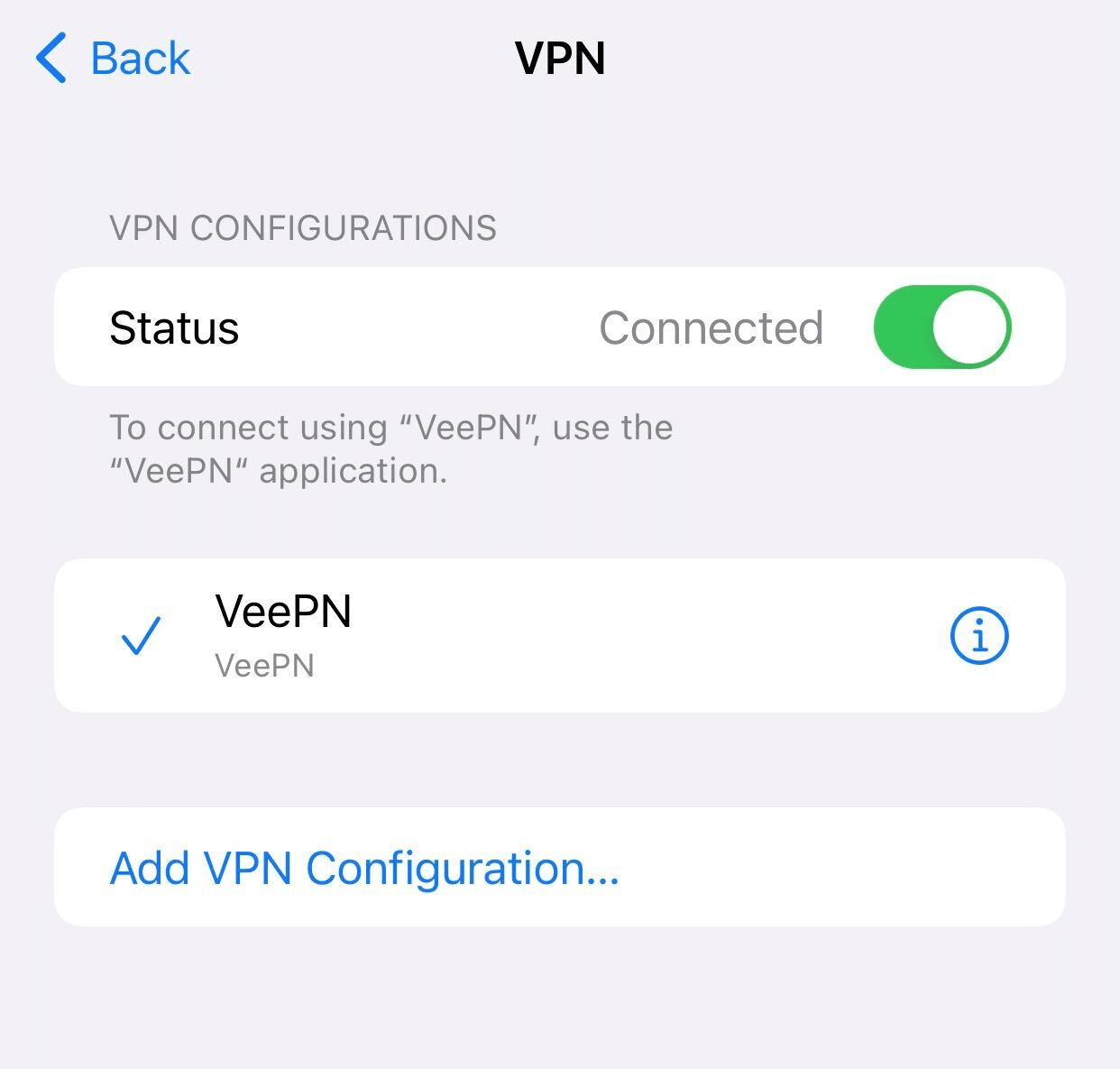 VPN Status