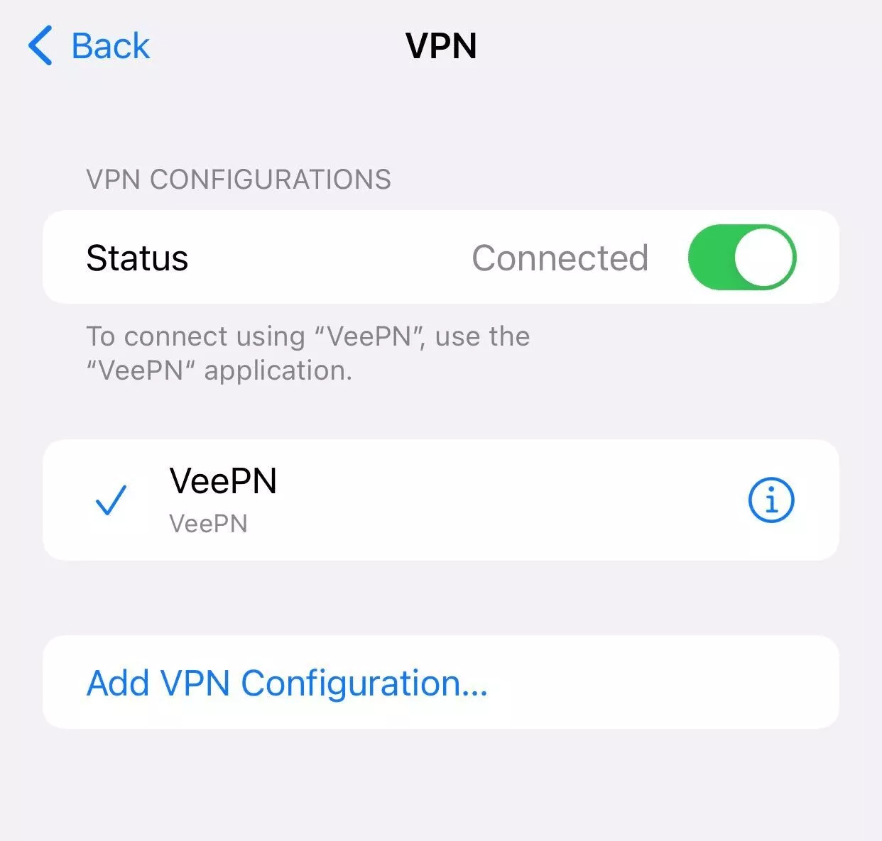 VPN Status