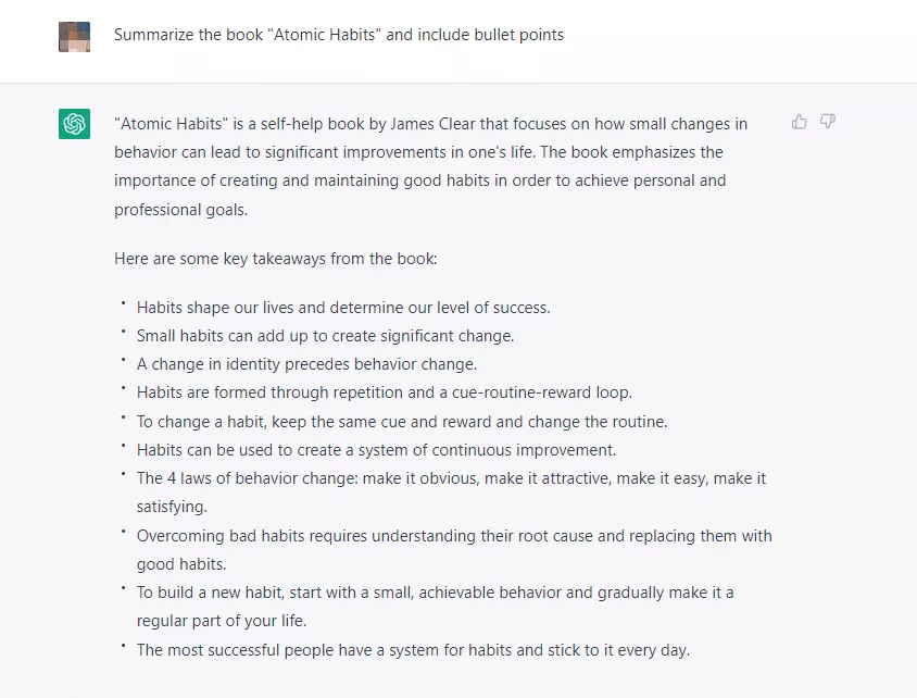 Use ChatGPT for summarizing books and articles 