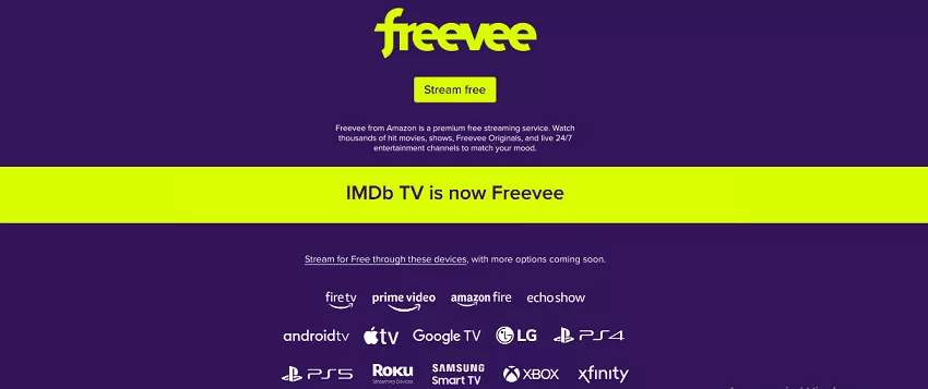 Amazon Freevee