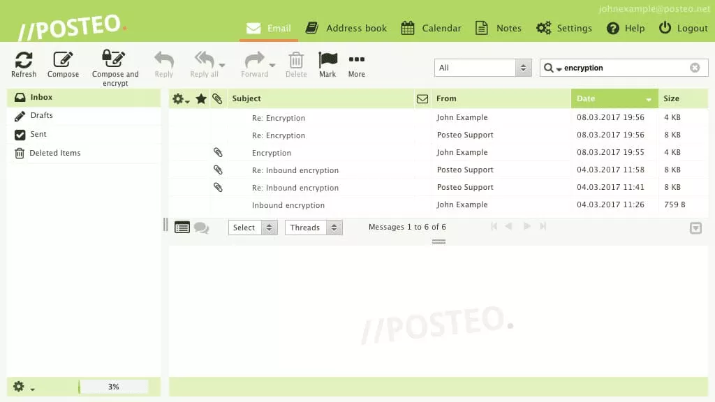 Gmail alternatives Posteo