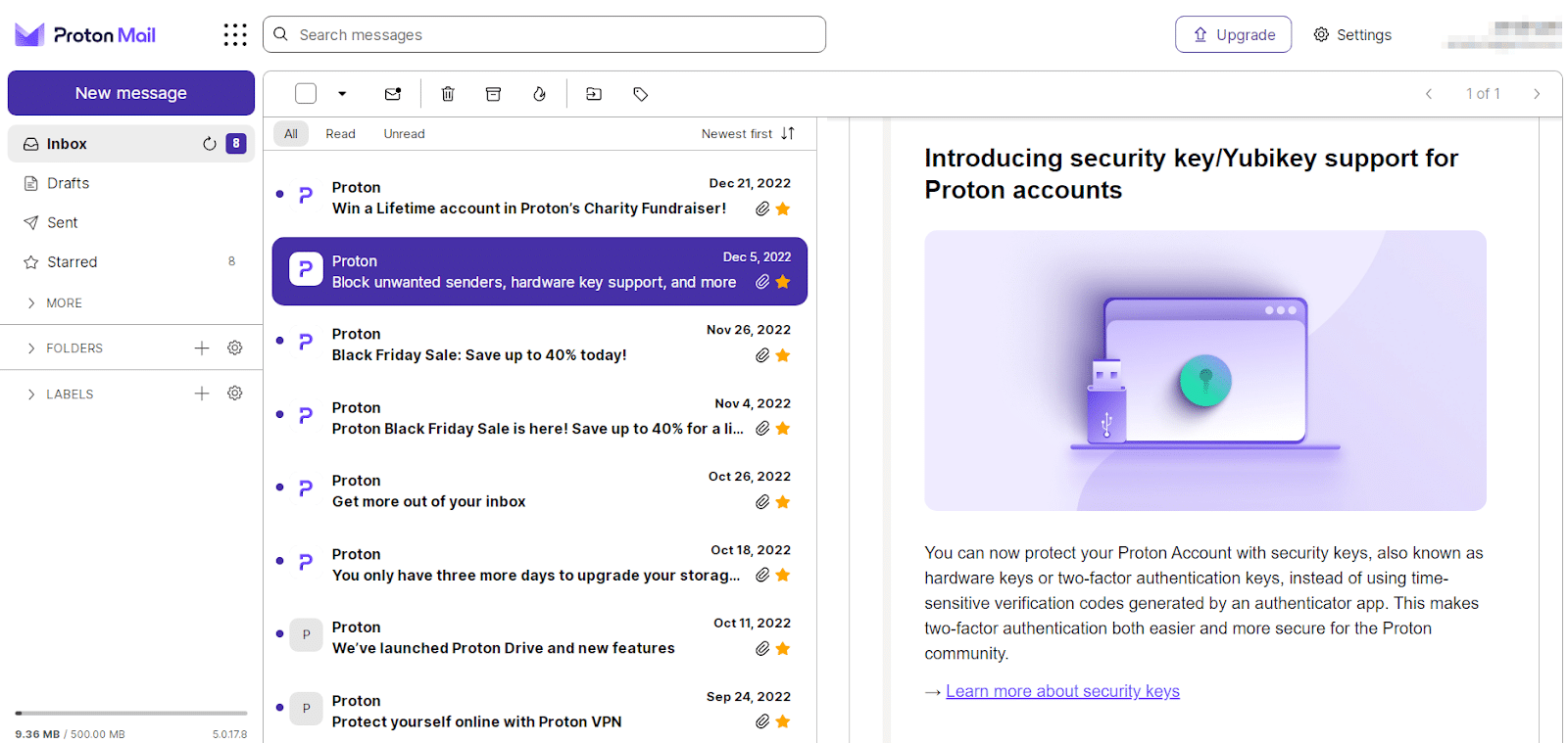Gmail alternatives ProtonMail