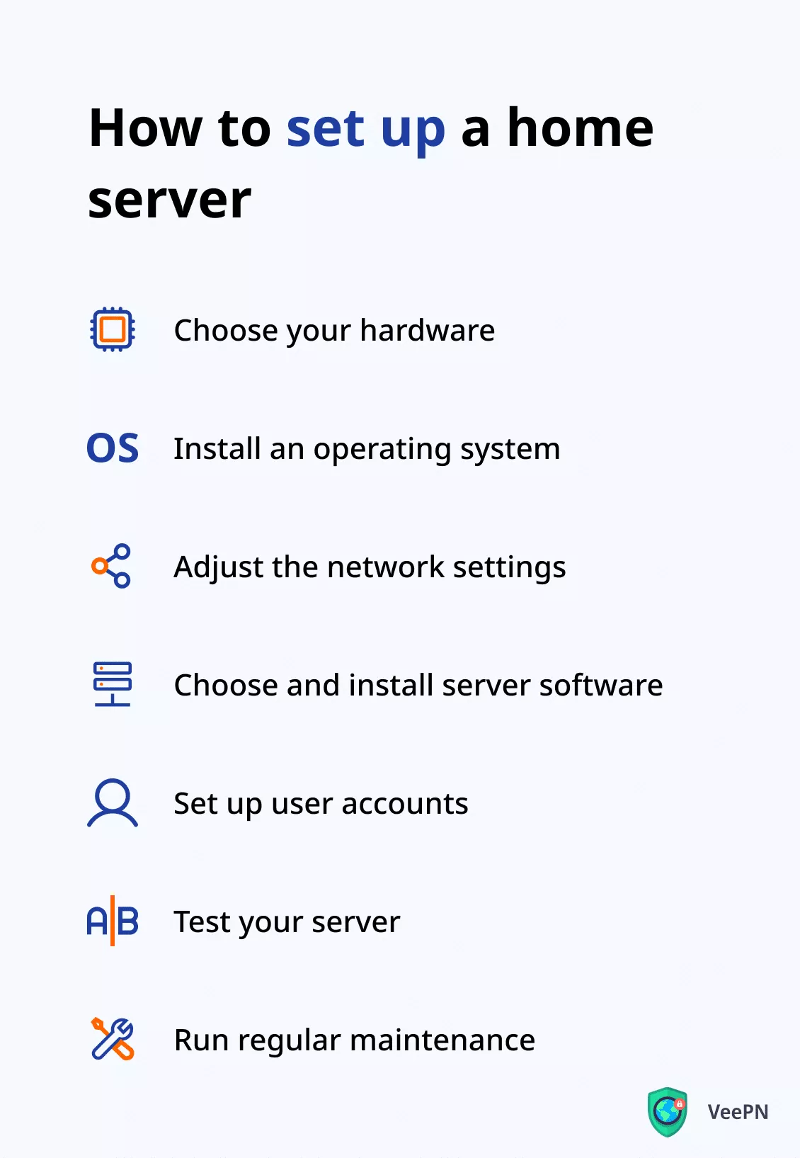 How to set up a home server 