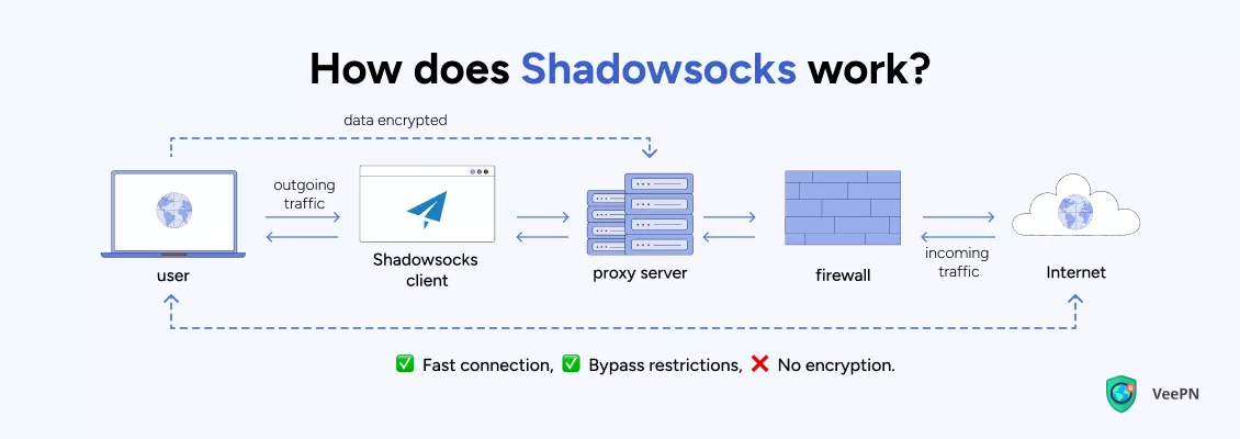 Shadowsocks nasıl çalışır?