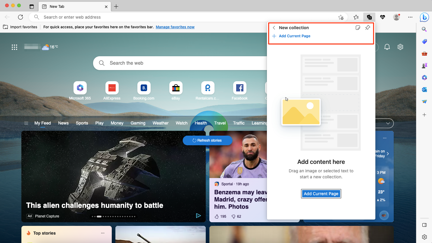 Efficiency mode and sleeping tabs features in the Edge browser