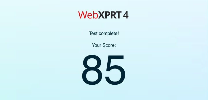 A Firefox browser performance test result.