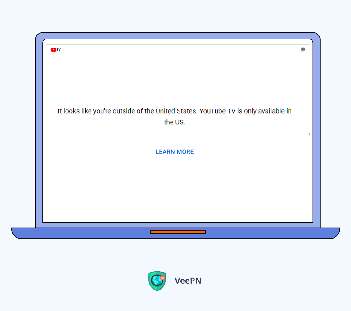 Can you watch YouTube TV abroad? YouTube TV error message