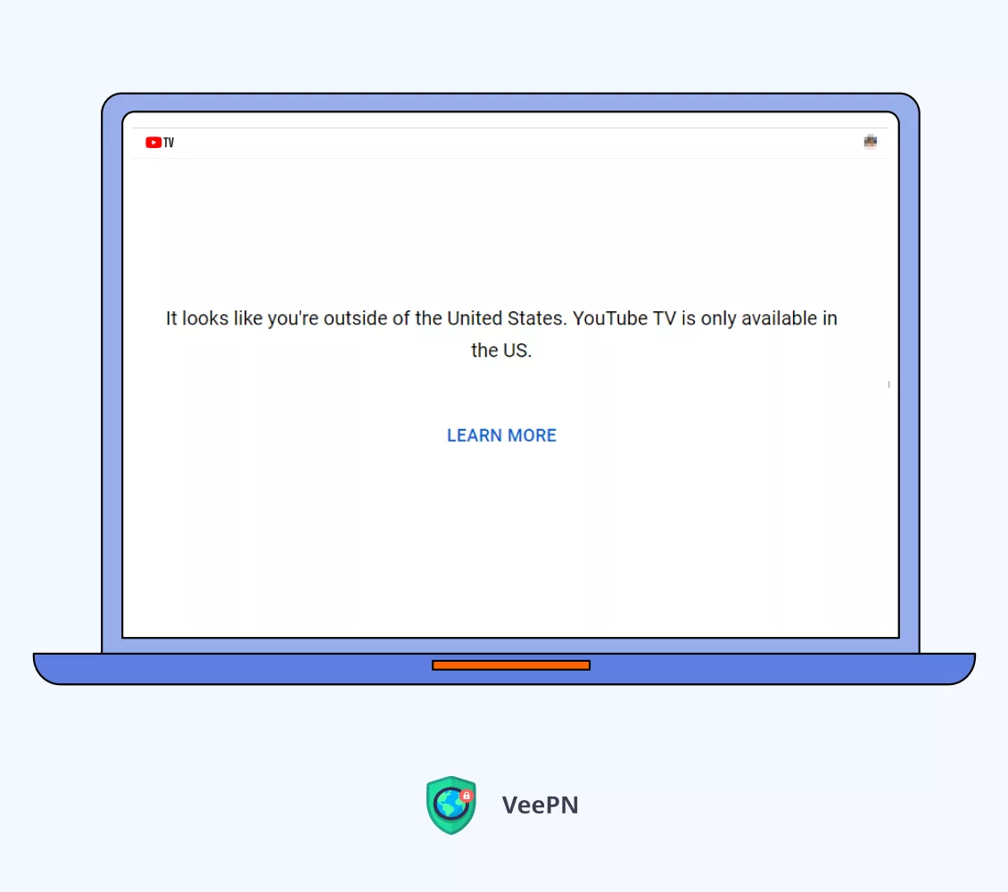 Can you watch YouTube TV abroad? YouTube TV error message