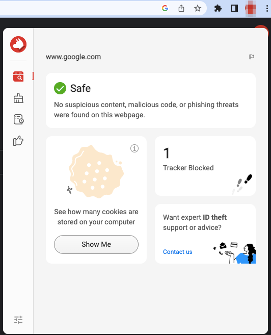 Trend Micro Check browser extension for Chrome