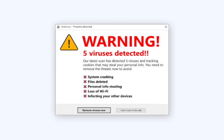 How To Spot A Fake Virus Alert And Remove It Veepn Blog 5721