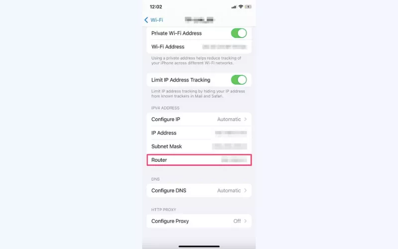 Your default gateway will be next to the "Router" section