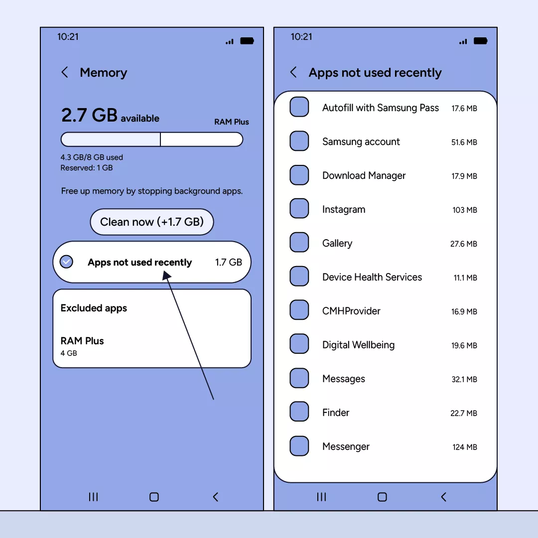 Clearing cache on Android