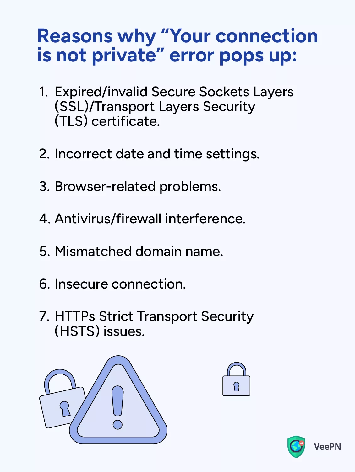 Why does “Your connection is not private” happen