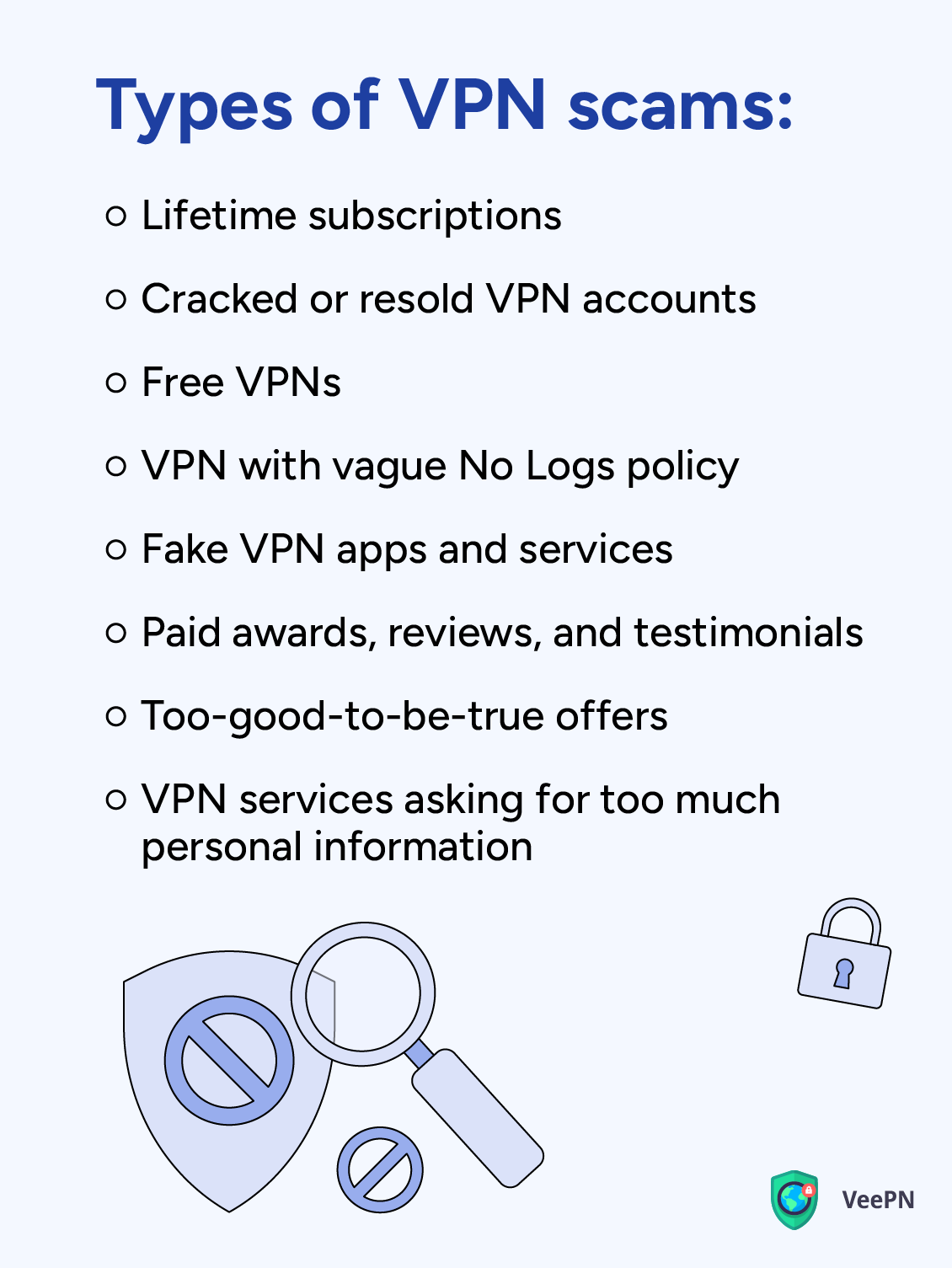 Types of VPN scams