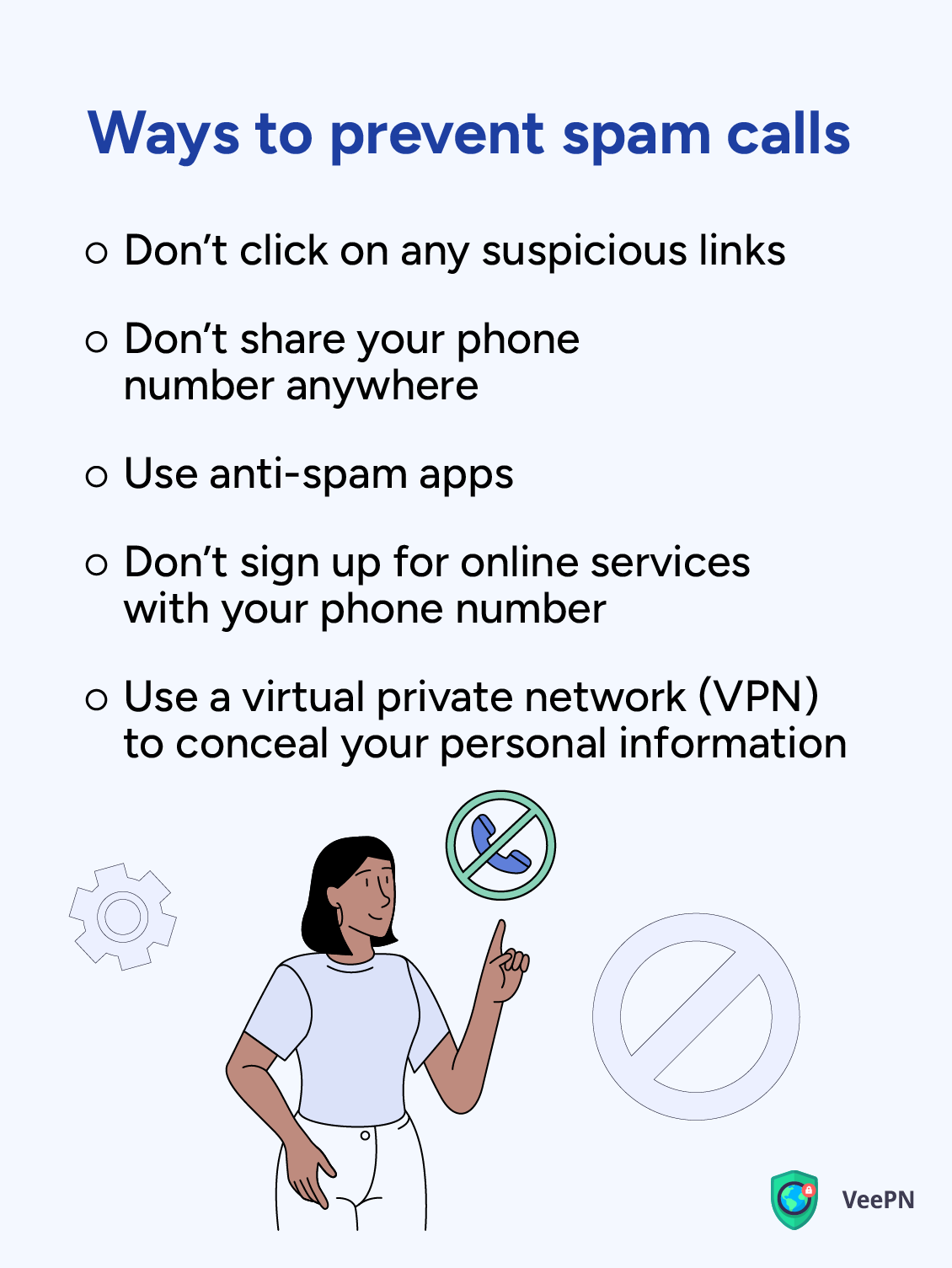 Ways to prevent spam calls