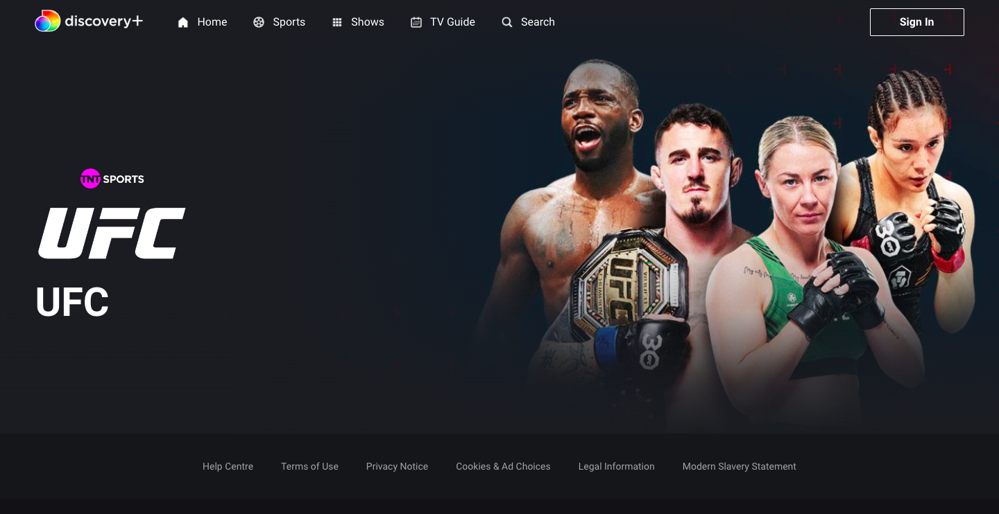 UFC on Discovery Plus