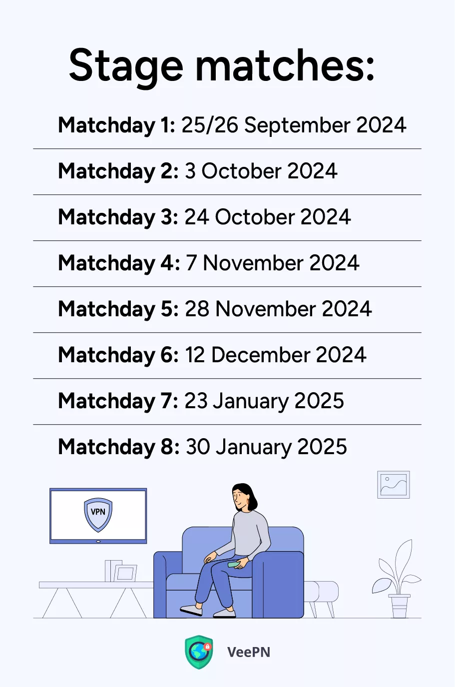 Stage matches Europa League