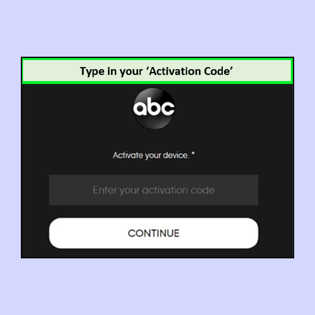 ABC activation code