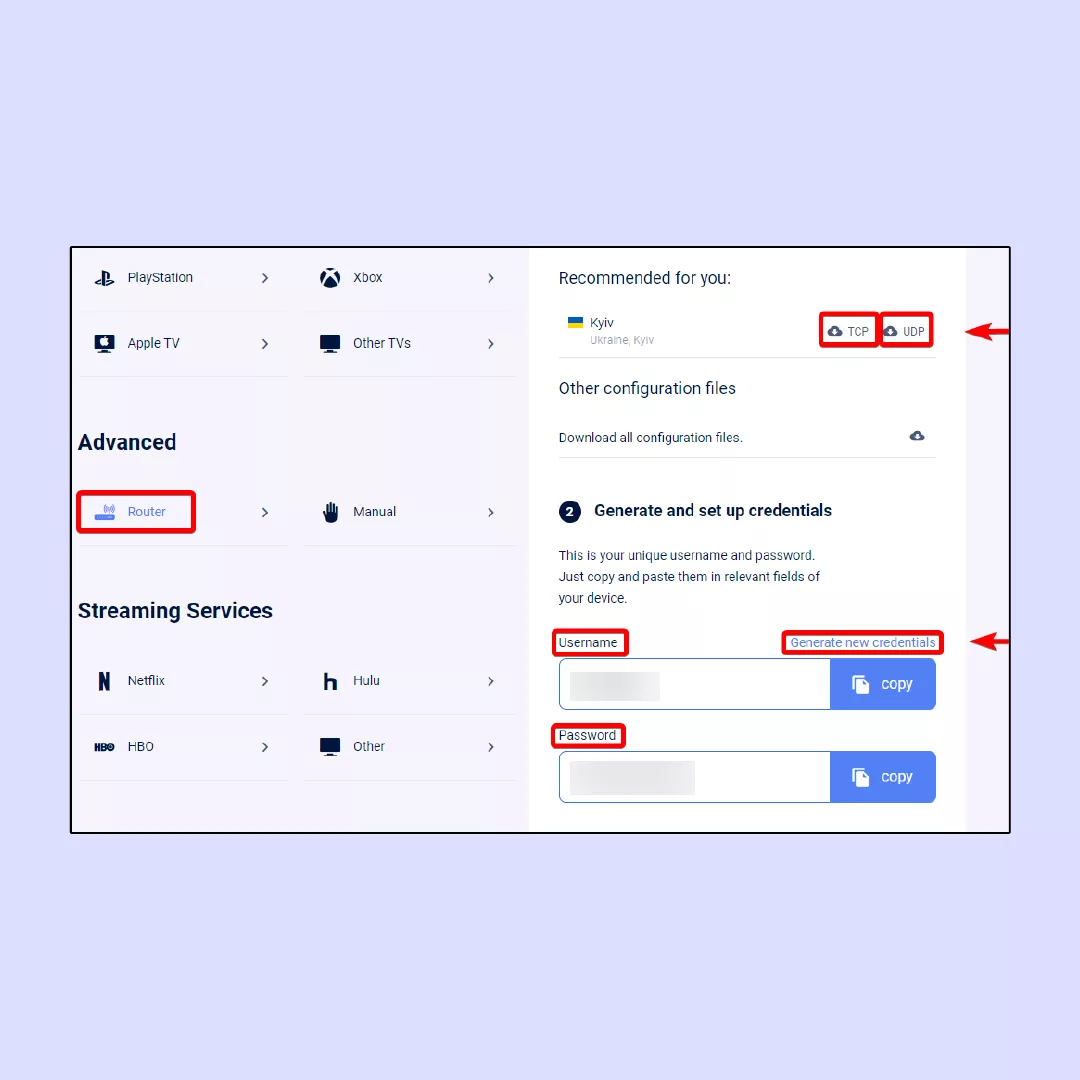 VPN for WiFi router