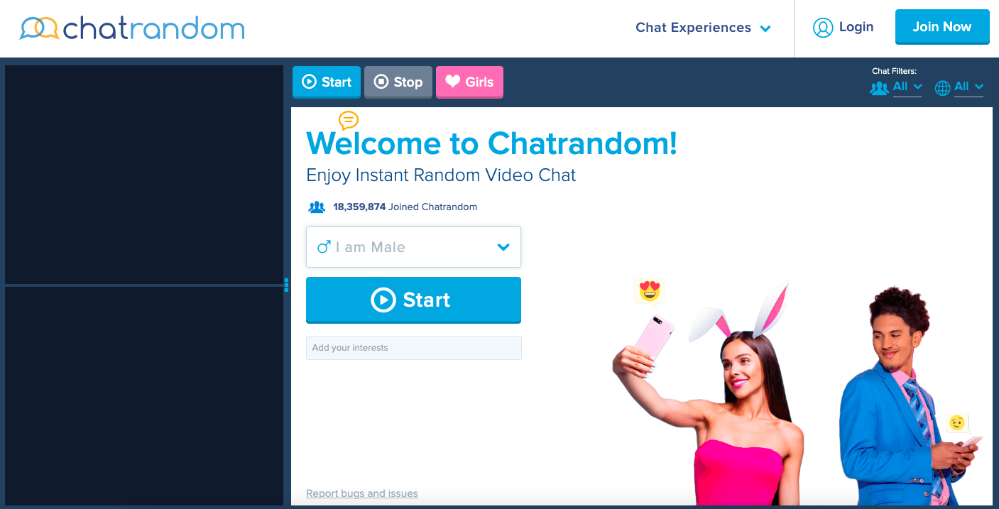 ChatRandom online chatting platform
