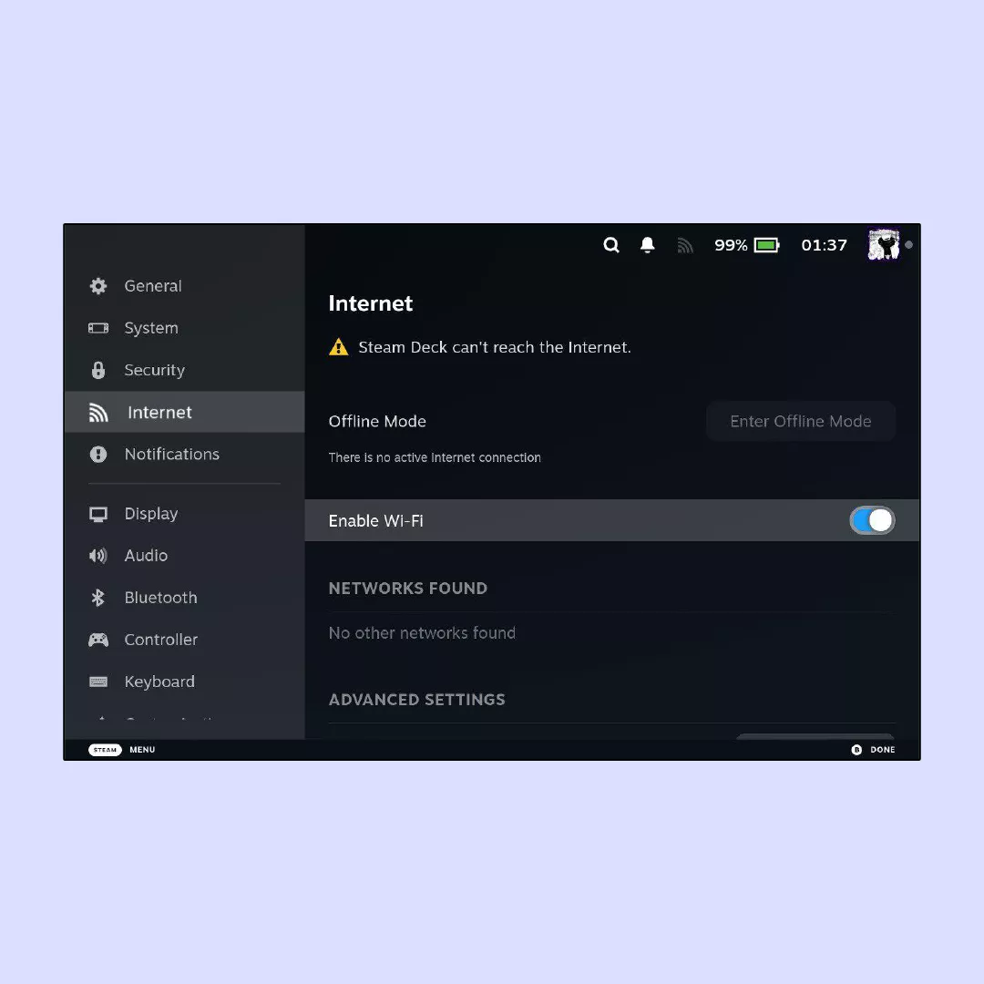 Steam Deck WiFi
