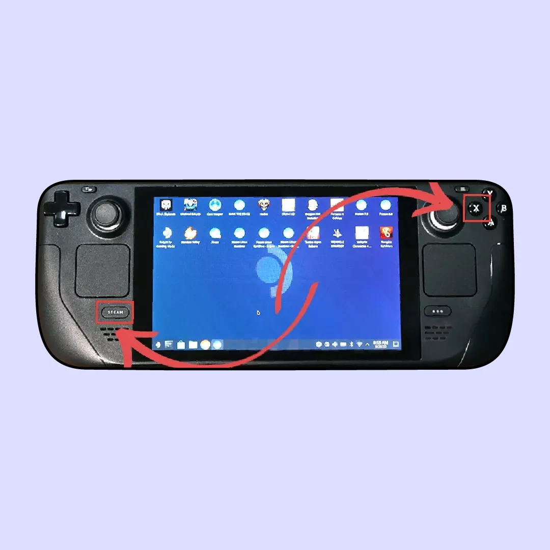 SteamDeck desktop mode