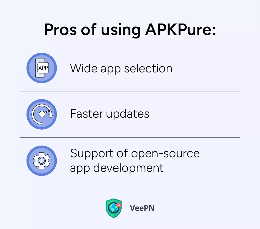 Pros of using APKPure