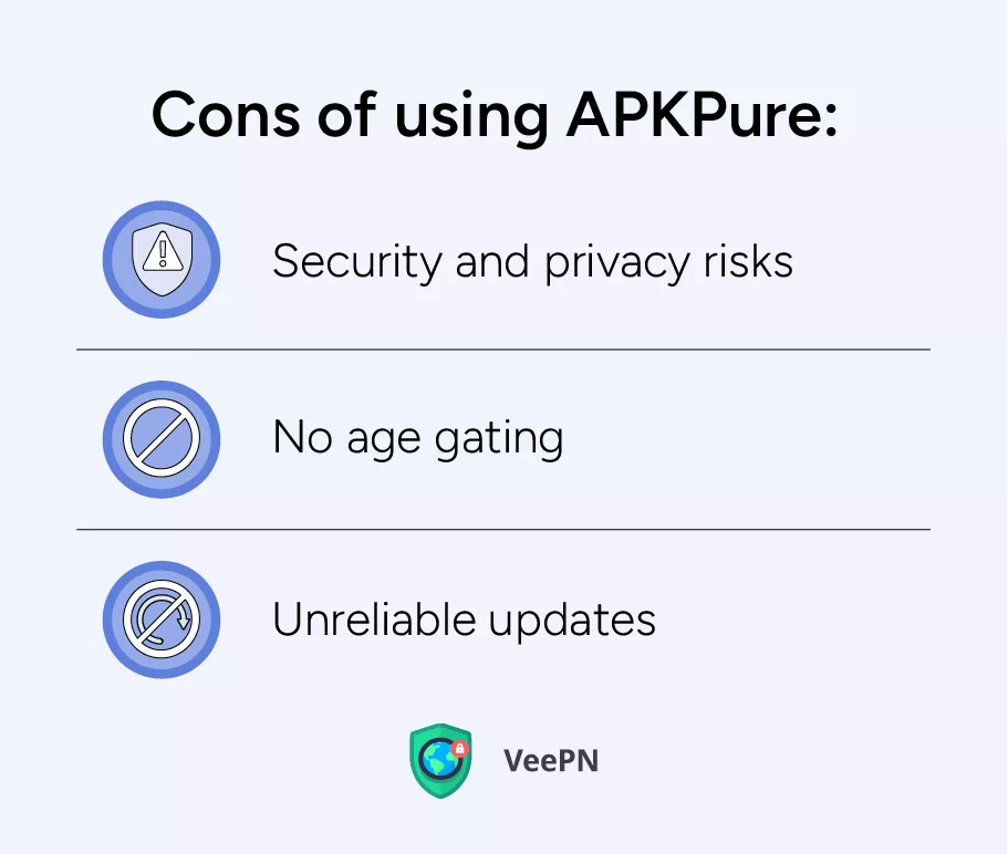 Cons of using APKPure