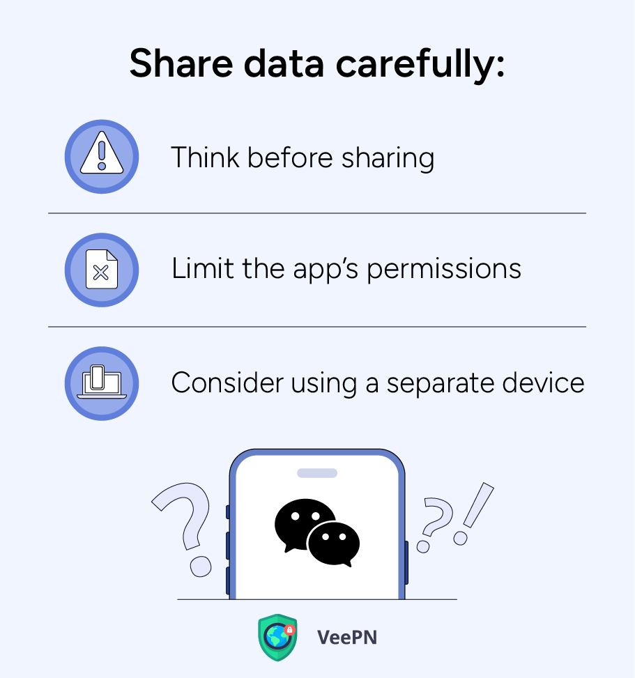 Share data carefully