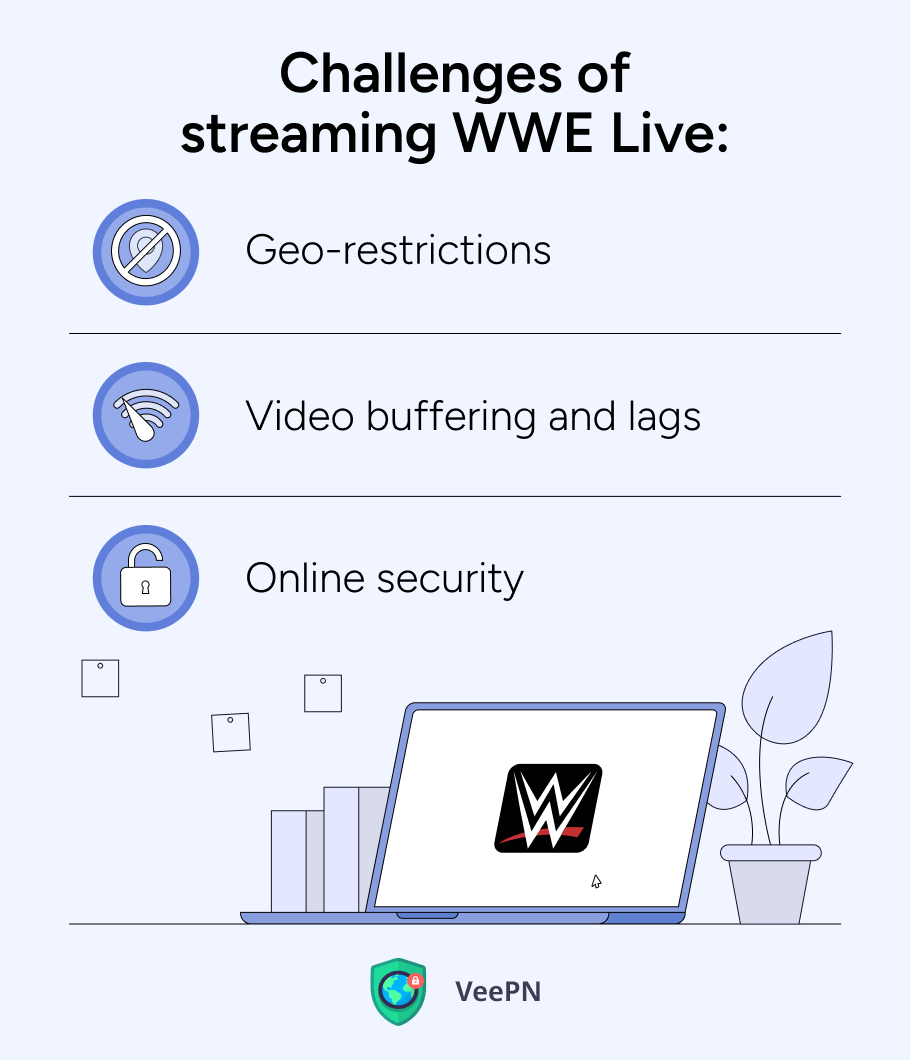 Challenges of watching WWE online