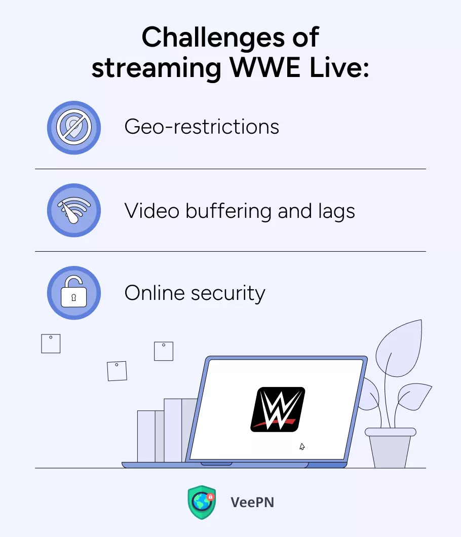 Challenges of watching WWE online