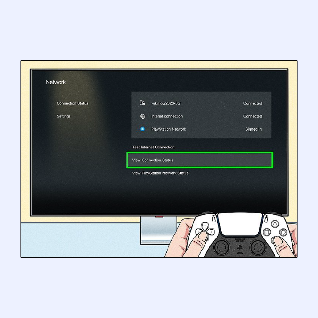 PS5 network settings