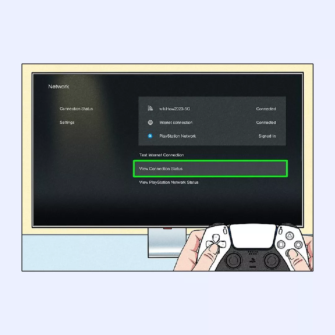PS5 network settings
