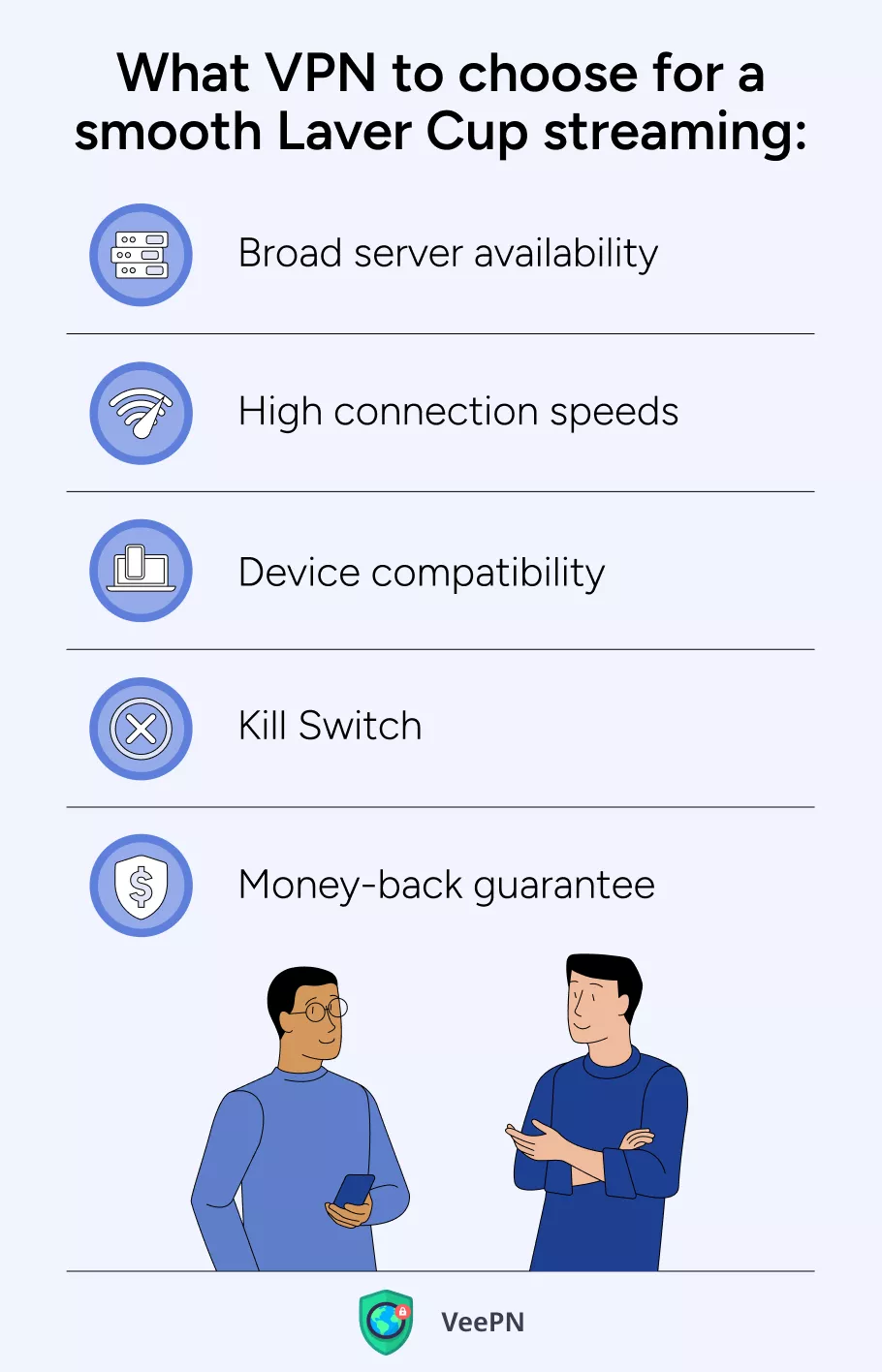 What VPN to choose for Laver Cup