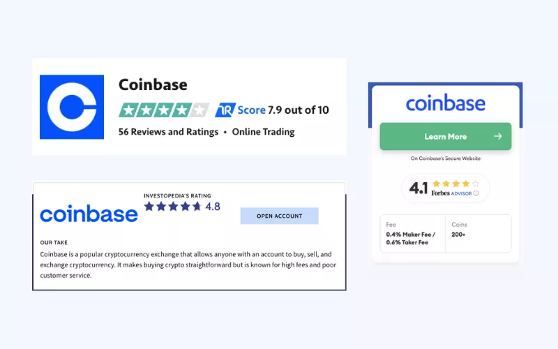 CoinBase Wallet reviews by independent experts