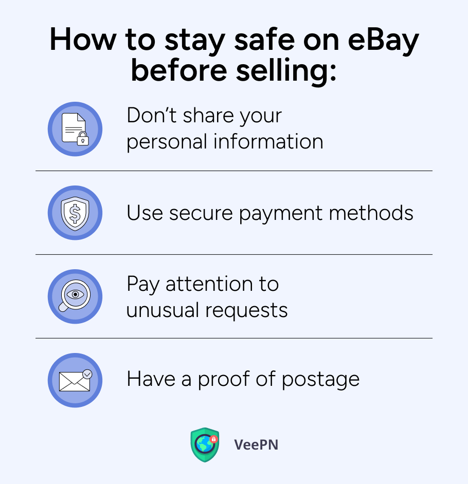 How to sell safely on eBay