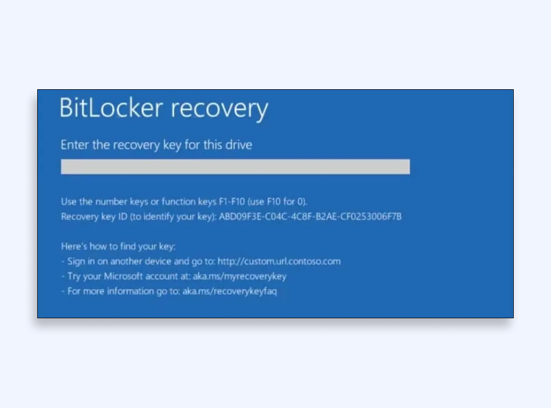 BitLocker recovery 