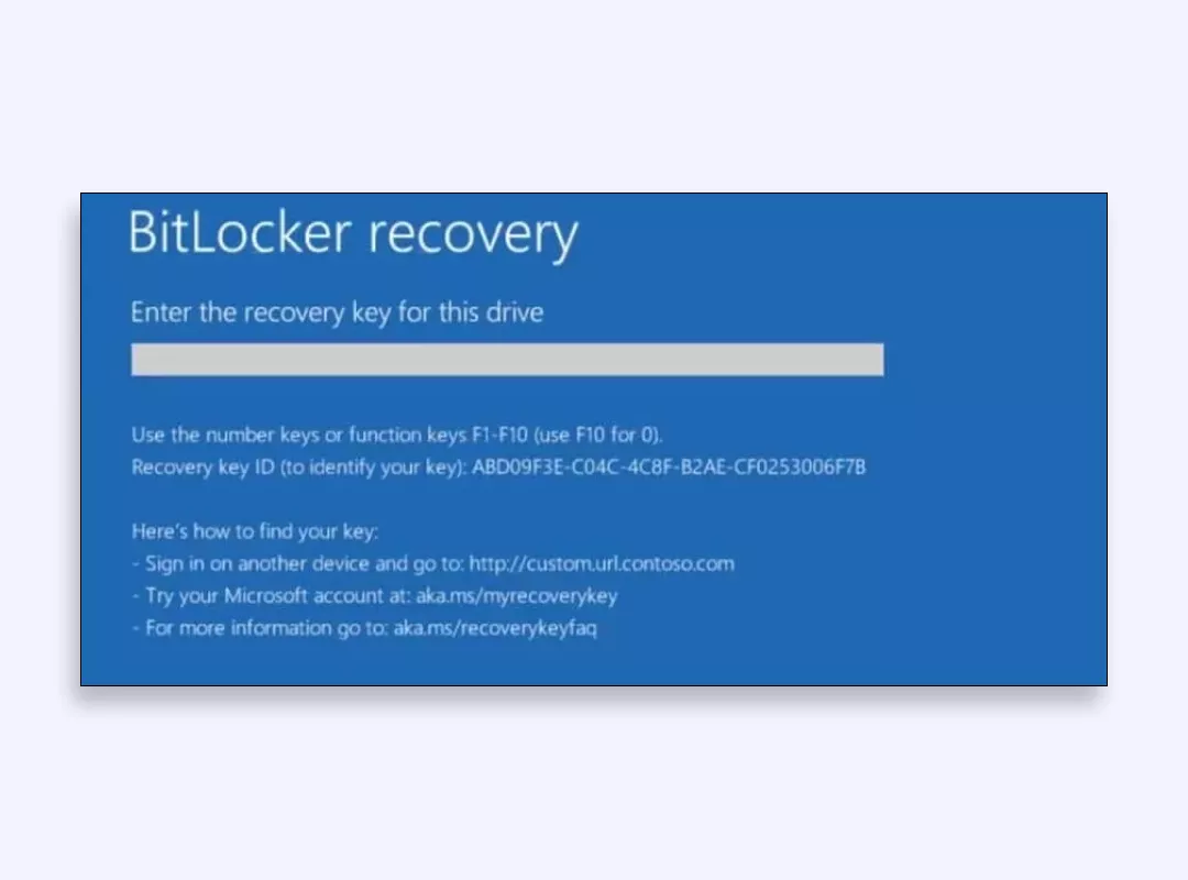 Recuperación de BitLocker  