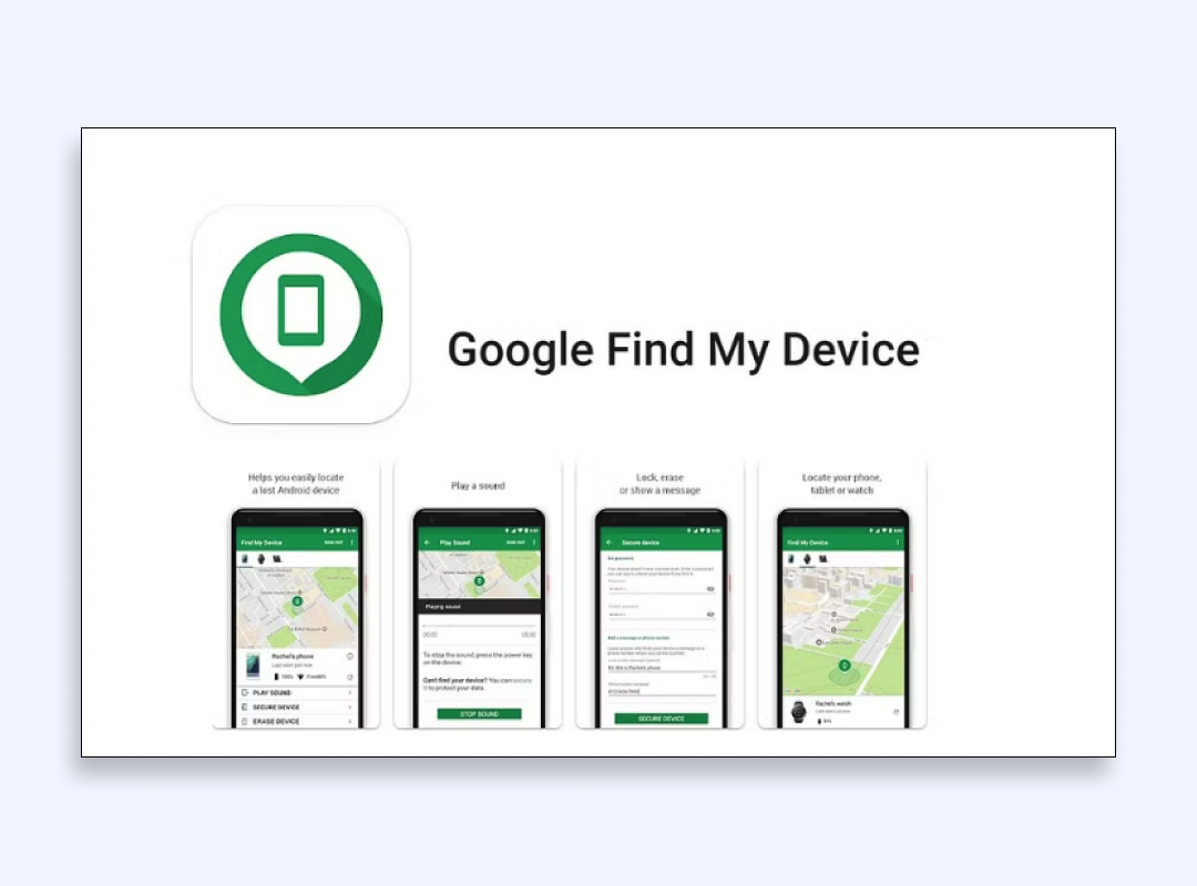 Google find my device