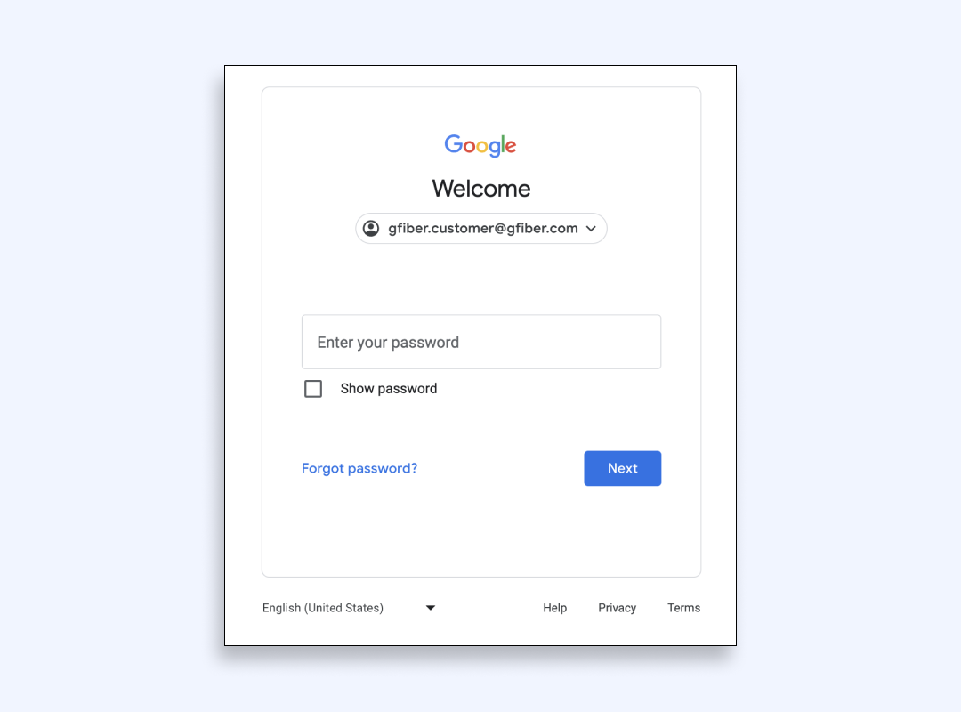 Google account 